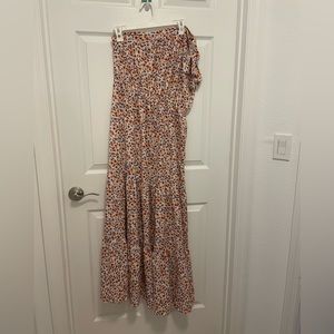 Floral Off the Shoulder Dress M